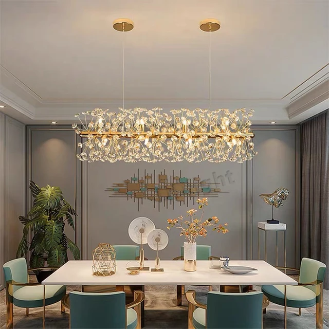 chandelier size for table