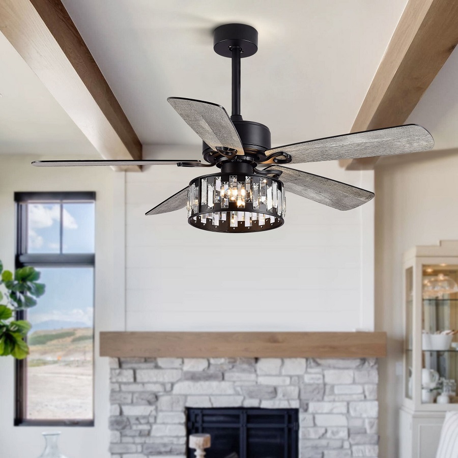 emote ceiling fan with light