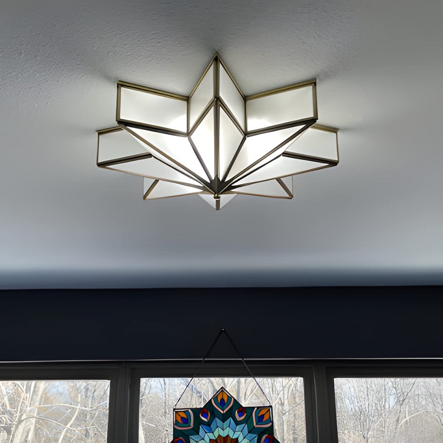 art deco ceiling light