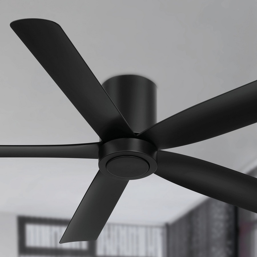 Stylish Black Ceiling Fans Without Lights for Modern Homes