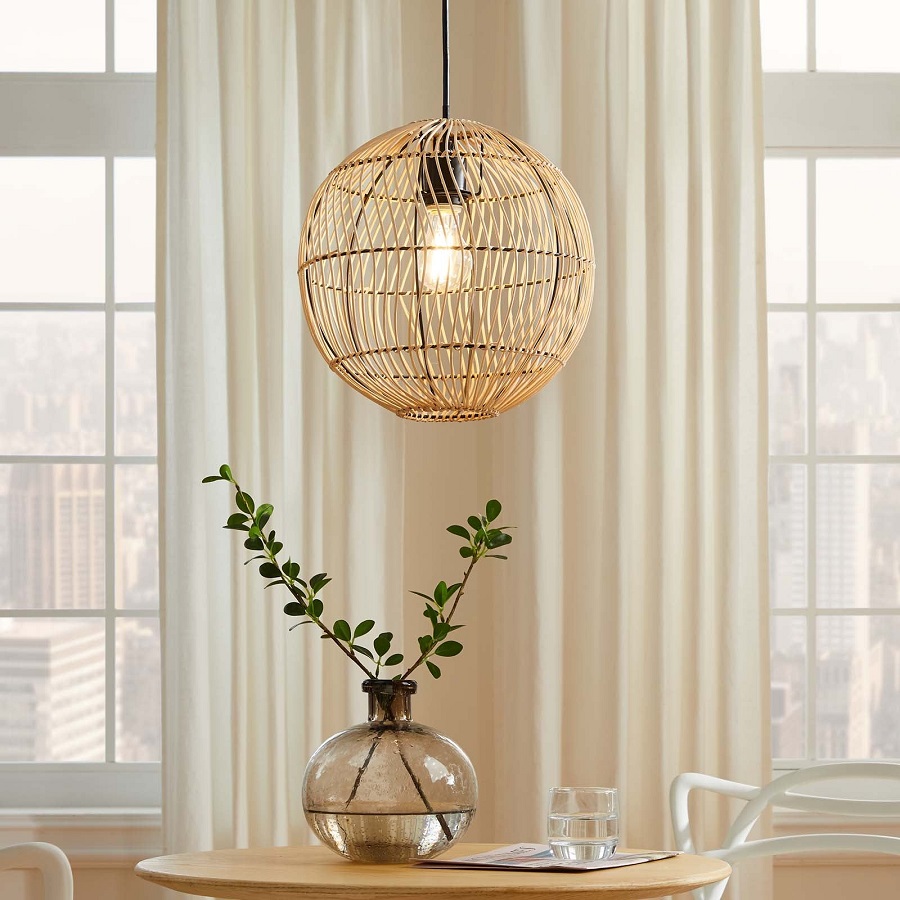 Wicker ceiling light: A Stylish Blend of Warmth