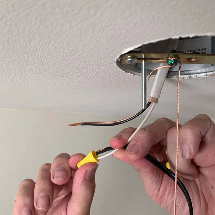 install ceiling light