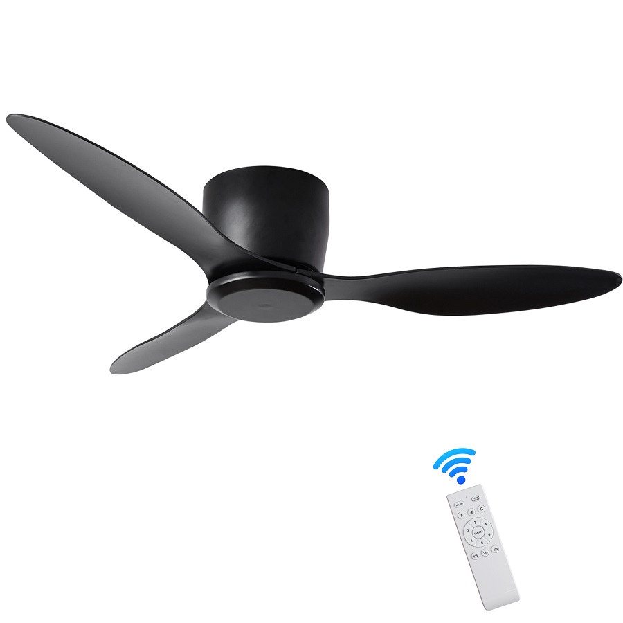 flush mount ceiling fan without light