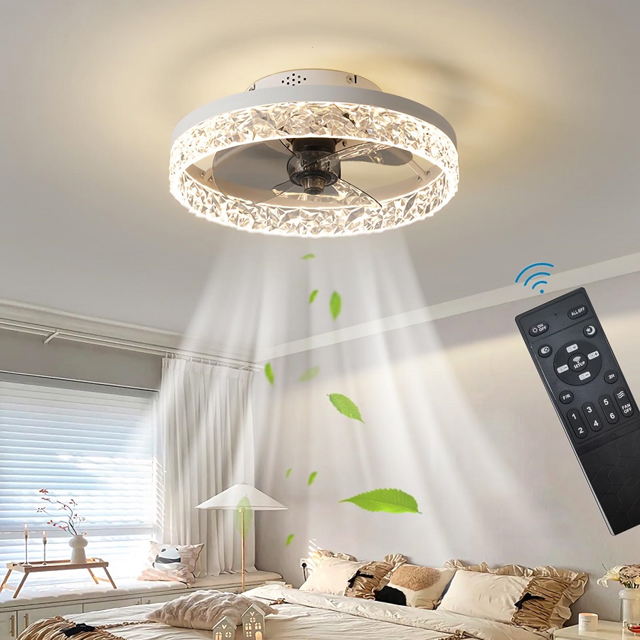 Ceiling Fan with Light and Remote for Your Bedroom