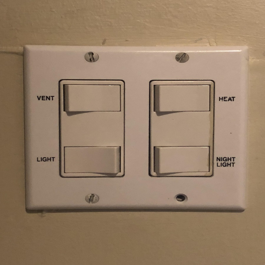 light switch with night light