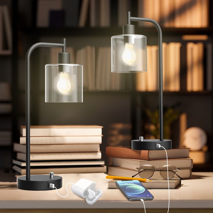 Desk Lamp With USB Ports