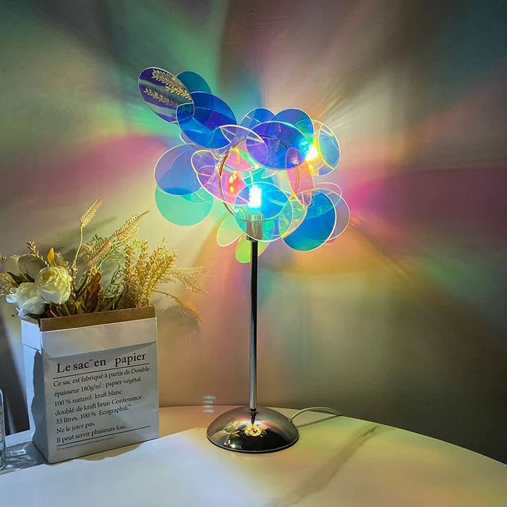 colorful table lamps