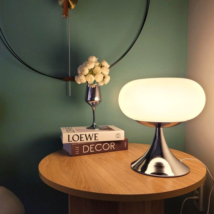 Italian Designer Glass Table Lamp