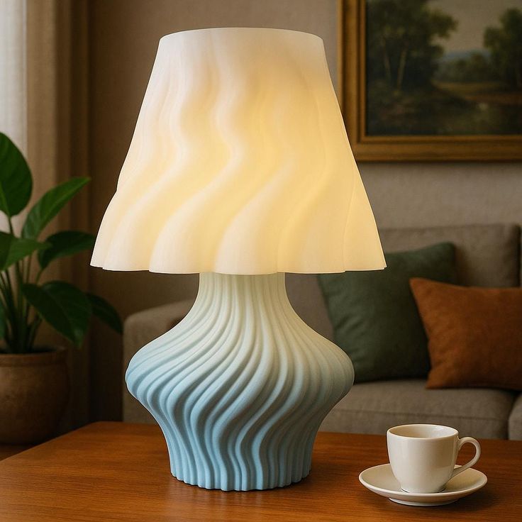 Table lamp for the bedroom