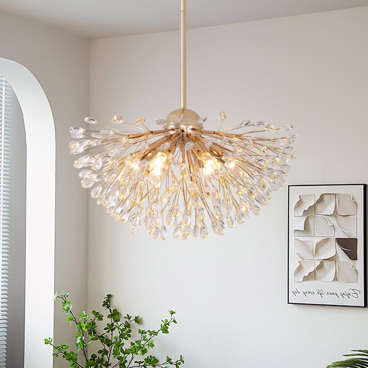 modern crystal chandelier