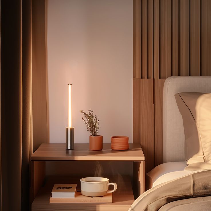 Thin table lamp