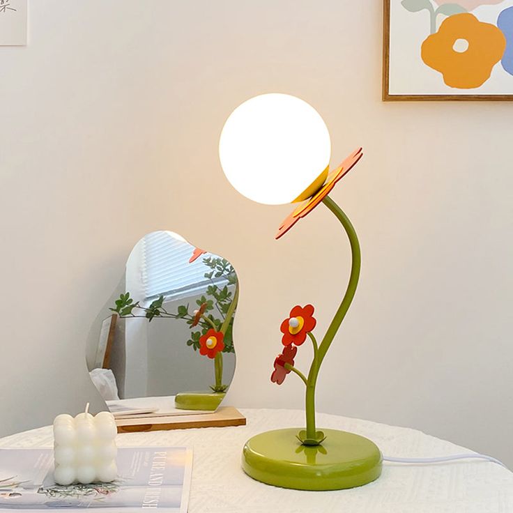 bright table lamp