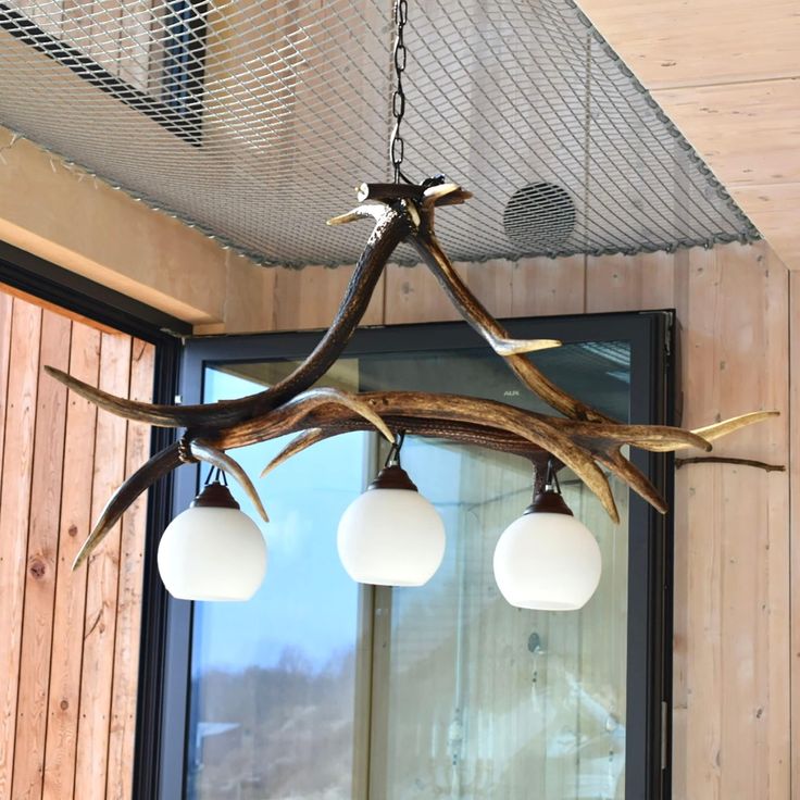 Antler light fixture