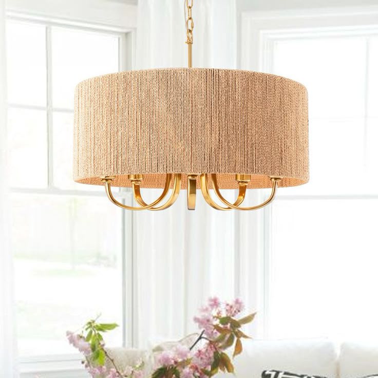  woven chandelier