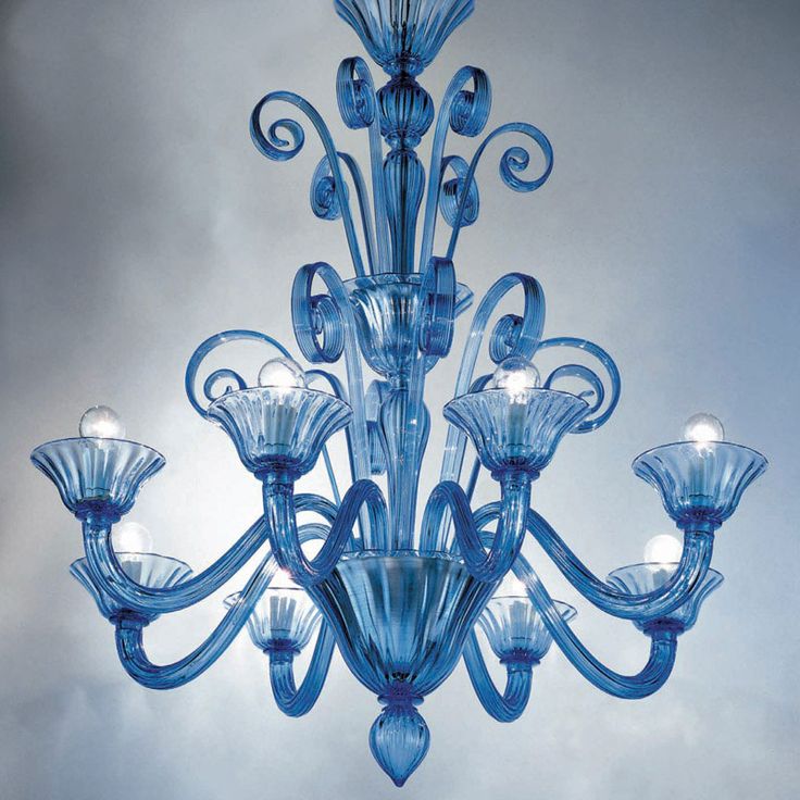 Glass pendant light