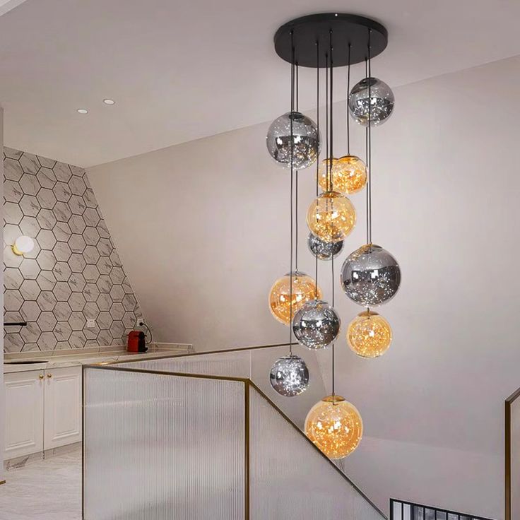 Staircase ceiling fixture
